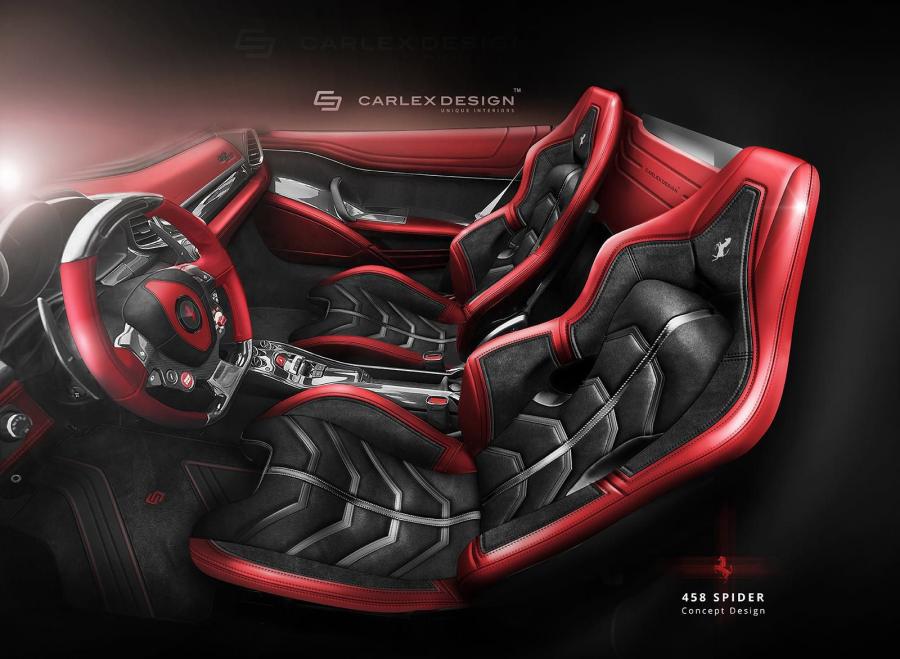  Ferrari 458 Spider Concept by Carlex Design 2015 года  (фото 3 из 5)